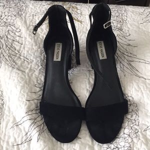 Steve Madden Ankle Strap Blocked Heel